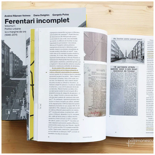 Ferentari incomplet. Volumul I: Politici urbane la o margine de oraș (1846-2011) – Asociația Studio Zona