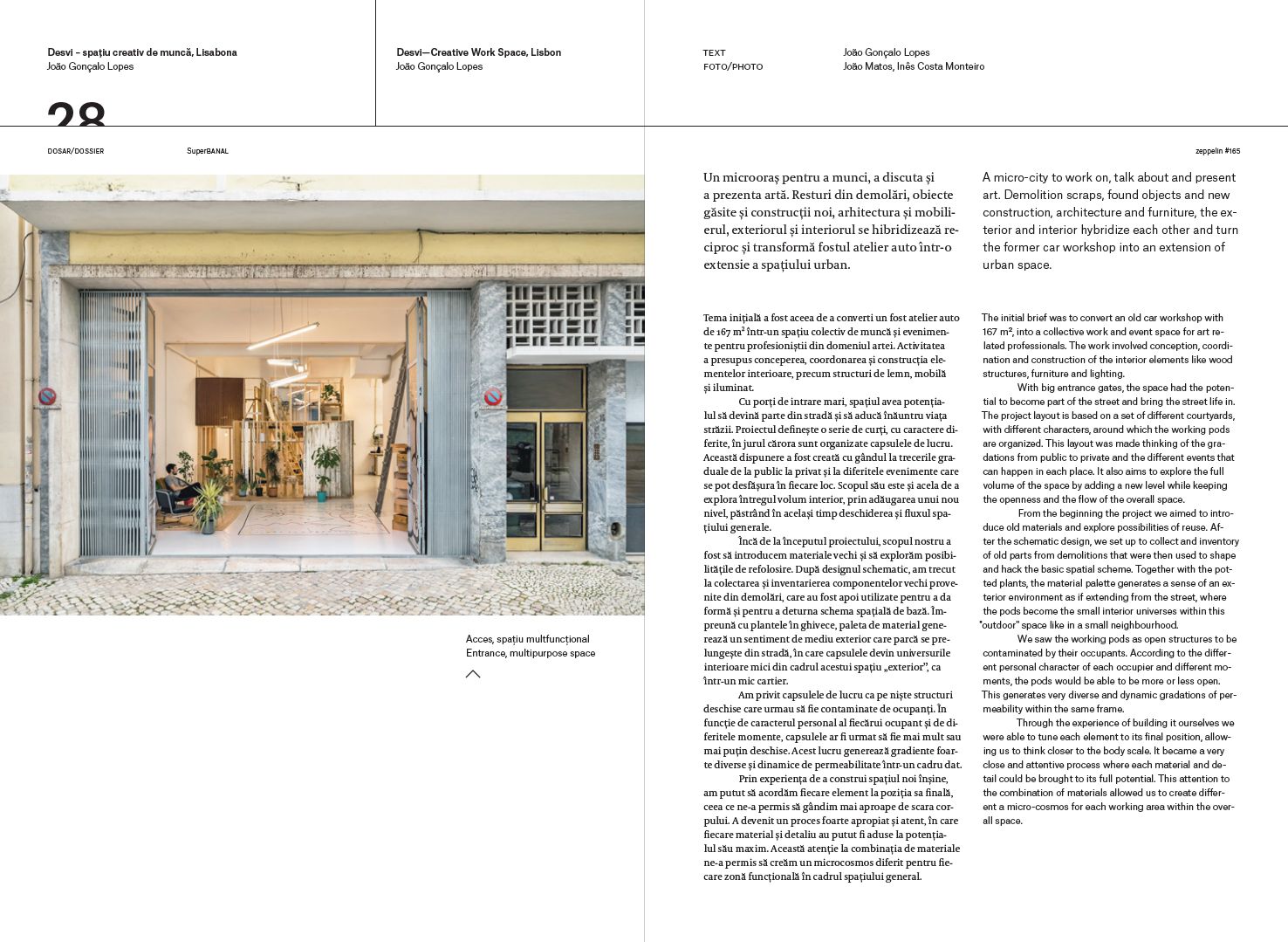 Revista Zeppelin #166 (vară 2022) – Hibrizi. Noi moduri de a coabita – SG STUDIO SRL