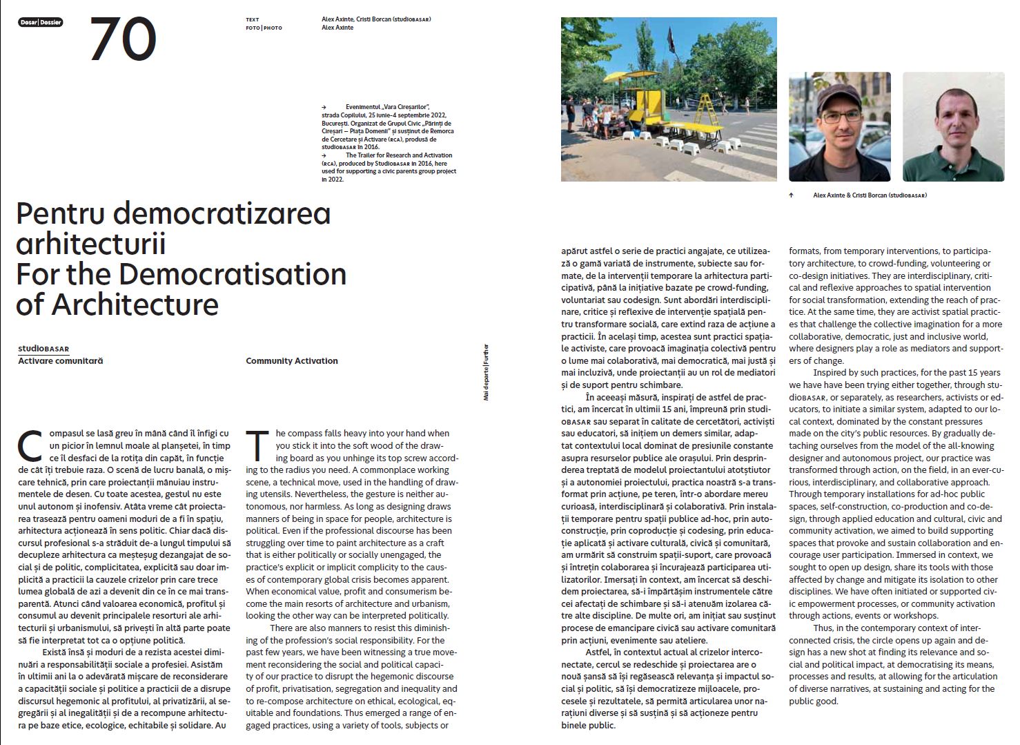 Revista Zeppelin #169 (primăvară 2023) – Mai departe. Transformări ale profesiei de arhitect – SG STUDIO SRL