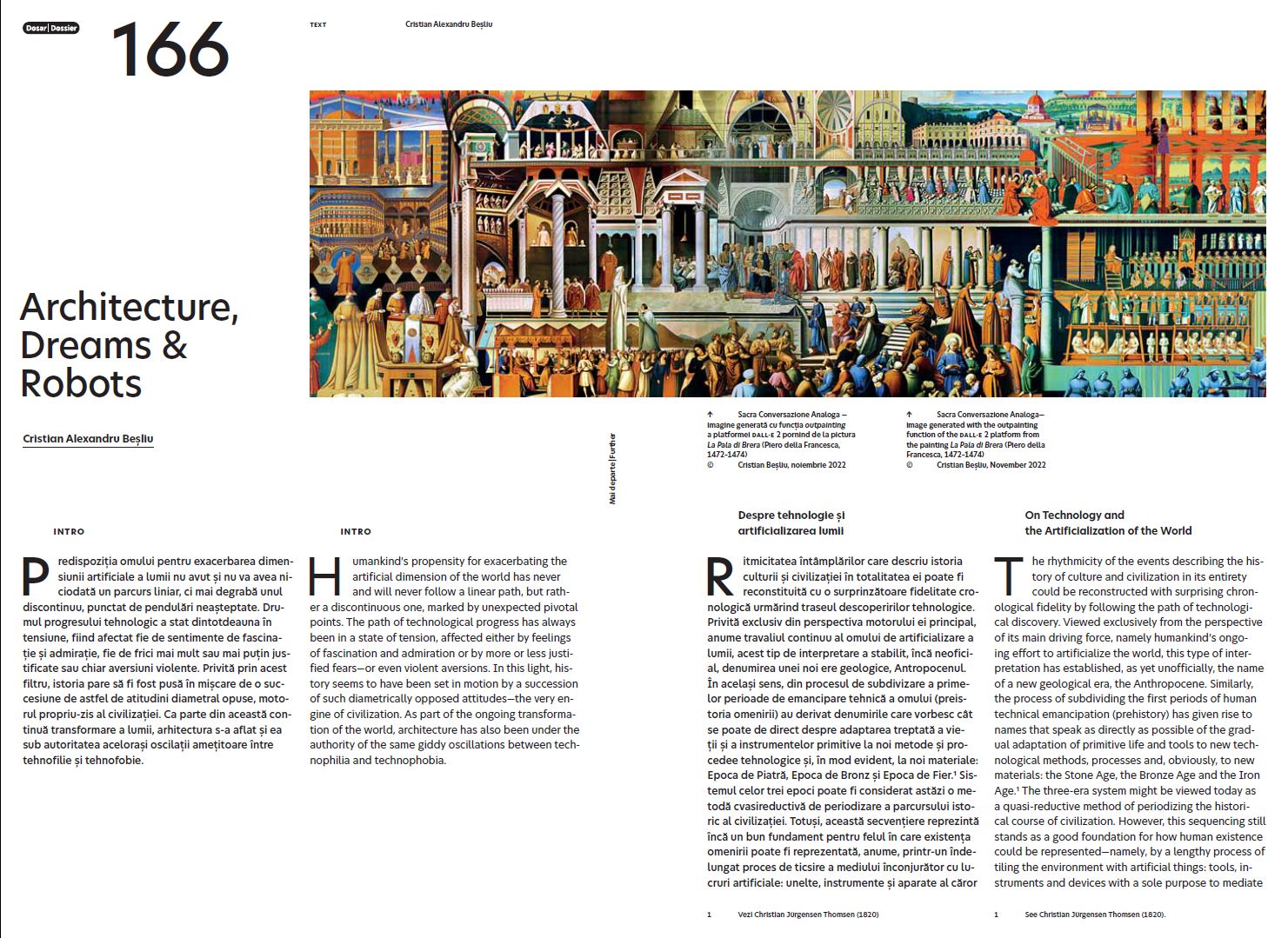 Revista Zeppelin #169 (primăvară 2023) – Mai departe. Transformări ale profesiei de arhitect – SG STUDIO SRL