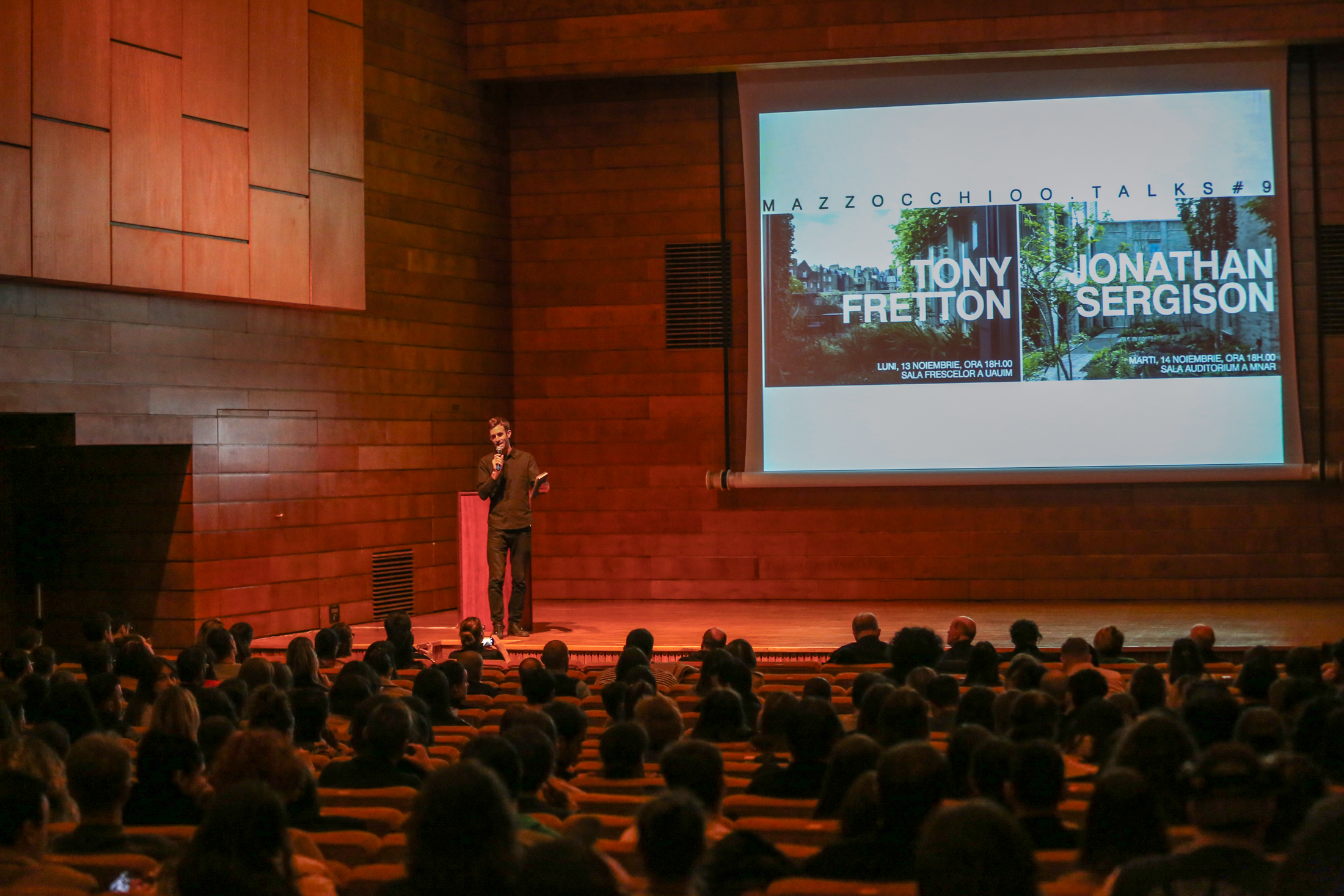 MazzocchiooTalks#9. Conferință Tony Fretton și Jonathan Sergison la București – Filiala Teritorială București a OAR și SC POSTER SRL