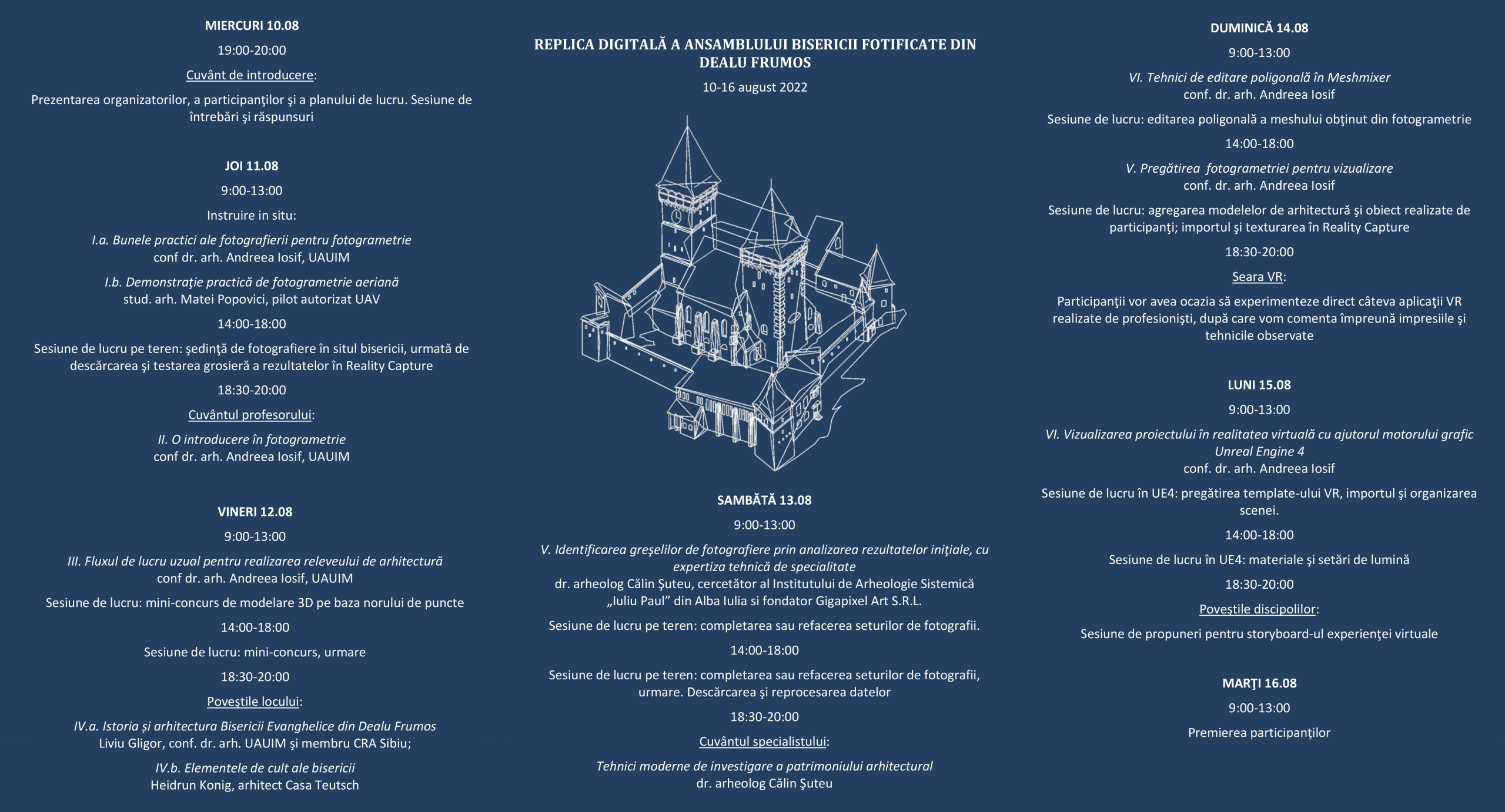 Tradiție și tehnologie – Documentarea digitală a Ansamblului Bisericii fortificate din Dealu Frumos – Filiala Teritorială București a OAR și Universitatea de Arhitectură și Urbanism „Ion Mincu” (UAUIM)