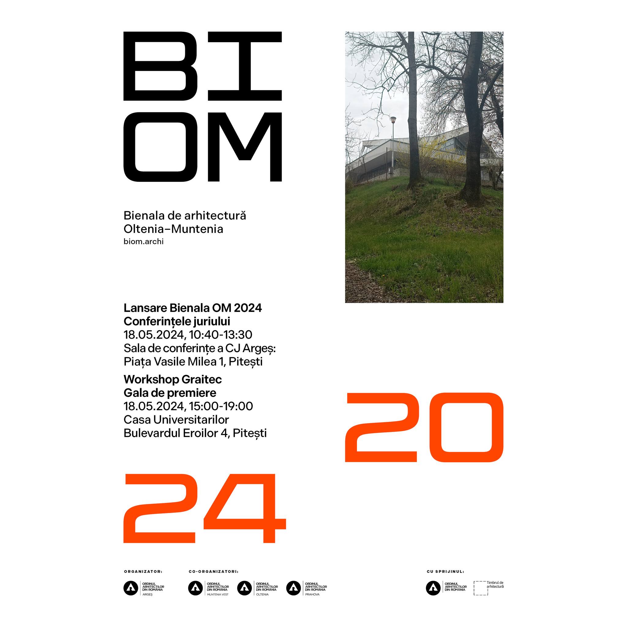 Bienala de Arhitectură OM (Oltenia – Muntenia) 2024 – Filiala Teritorială Argeș a OAR