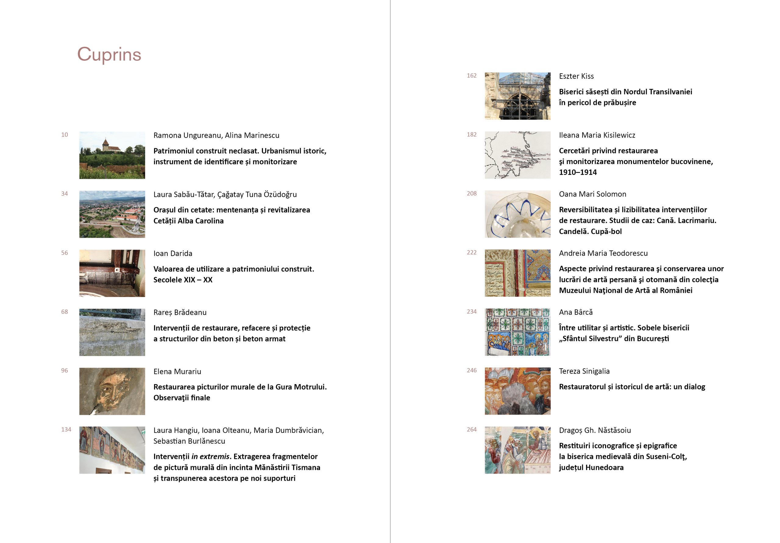 Caietele restaurării 2025 – Asociația Art Conservation Support (ACS)