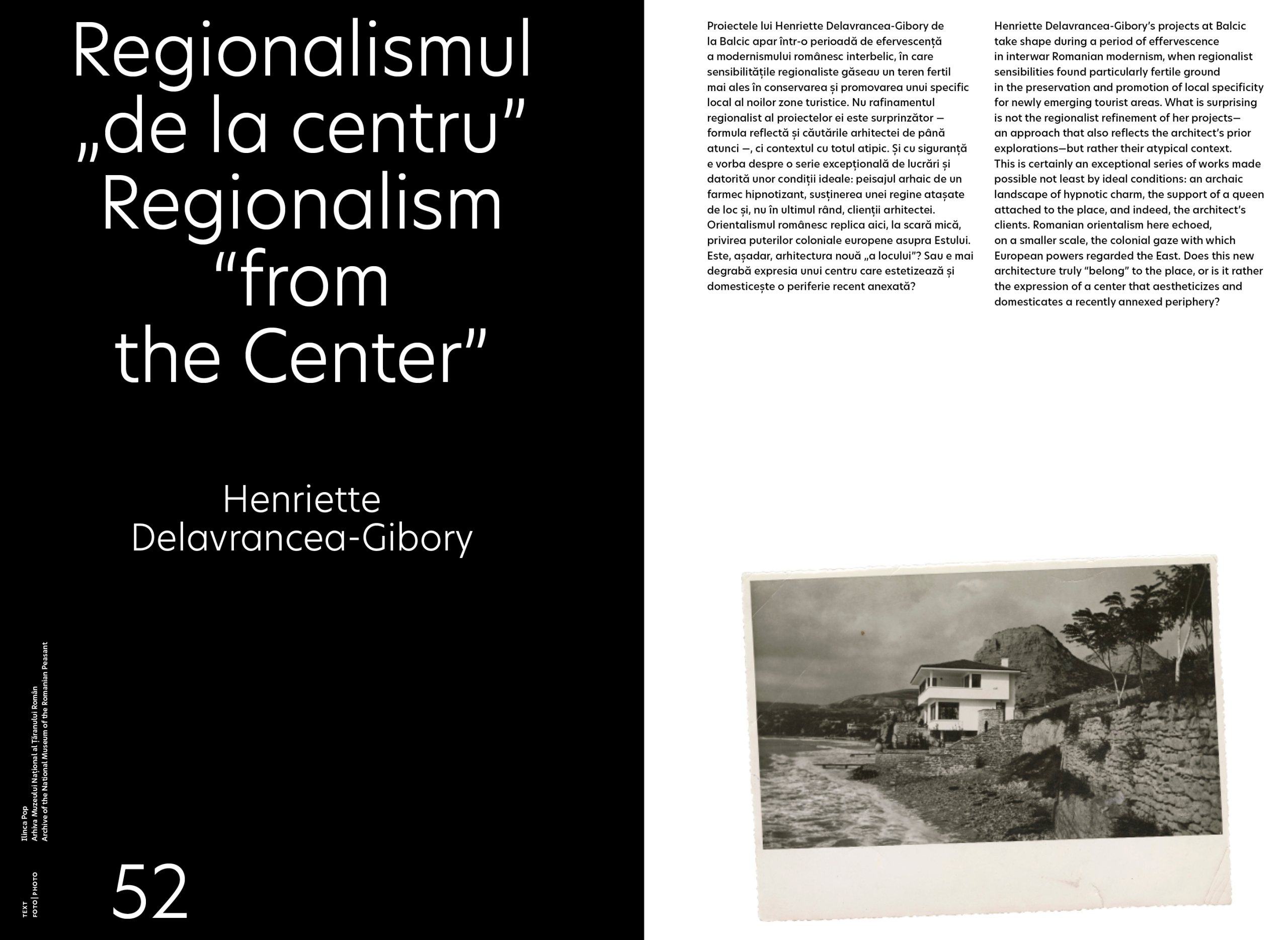 Locuri si arhitecturi. Regionalism si modernitate in Romania, sec. XX-XXI/ Place and Architecture. Regionalism and Modernity in Romania, XX-XXIth Century – SG STUDIO SRL