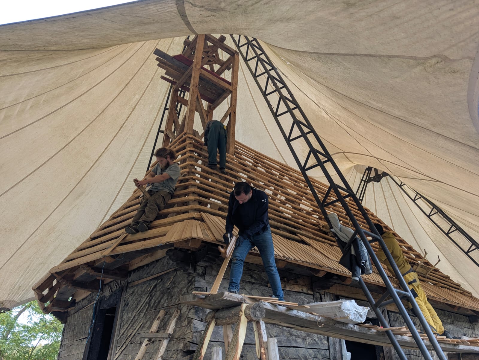 Școala de conservare a patrimoniului cultural din lemn – Atelierul meșteșugurilor tradiționale care stau la baza bisericii de lemn arse din Povergina, 2025 – Asociația Biserici Înlemnite