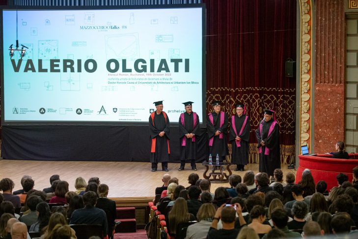MazzocchiooTalks#8. Conferința Valerio Olgiati la București – Filiala Teritorială București a OAR și SC POSTER SRL