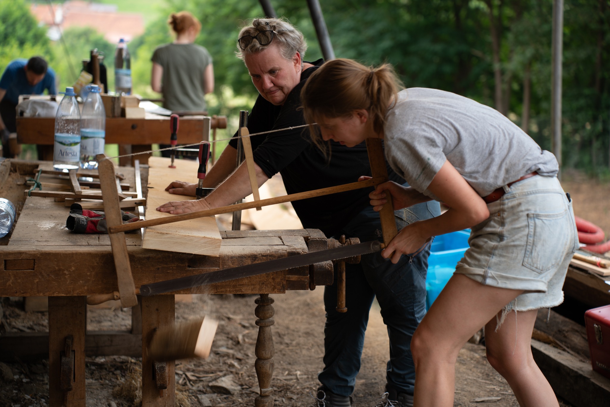 Școala de conservare a patrimoniului cultural din lemn – Atelierul meșteșugurilor tradiționale care stau la baza bisericii de lemn arse din Povergina, 2024 – Asociația Biserici Înlemnite