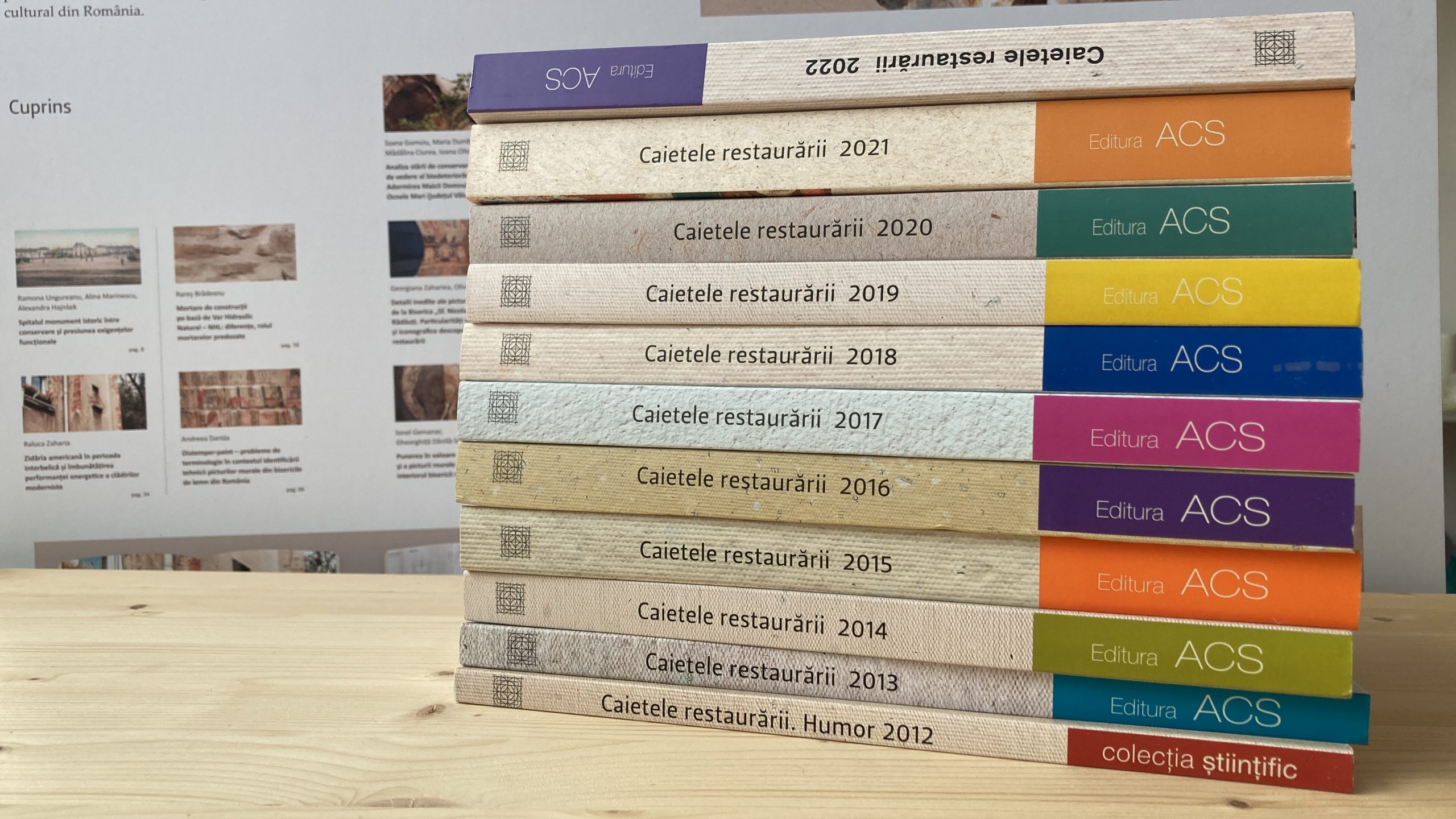 Caietele restaurării 2022 – Asociația Art Conservation Support (ACS)