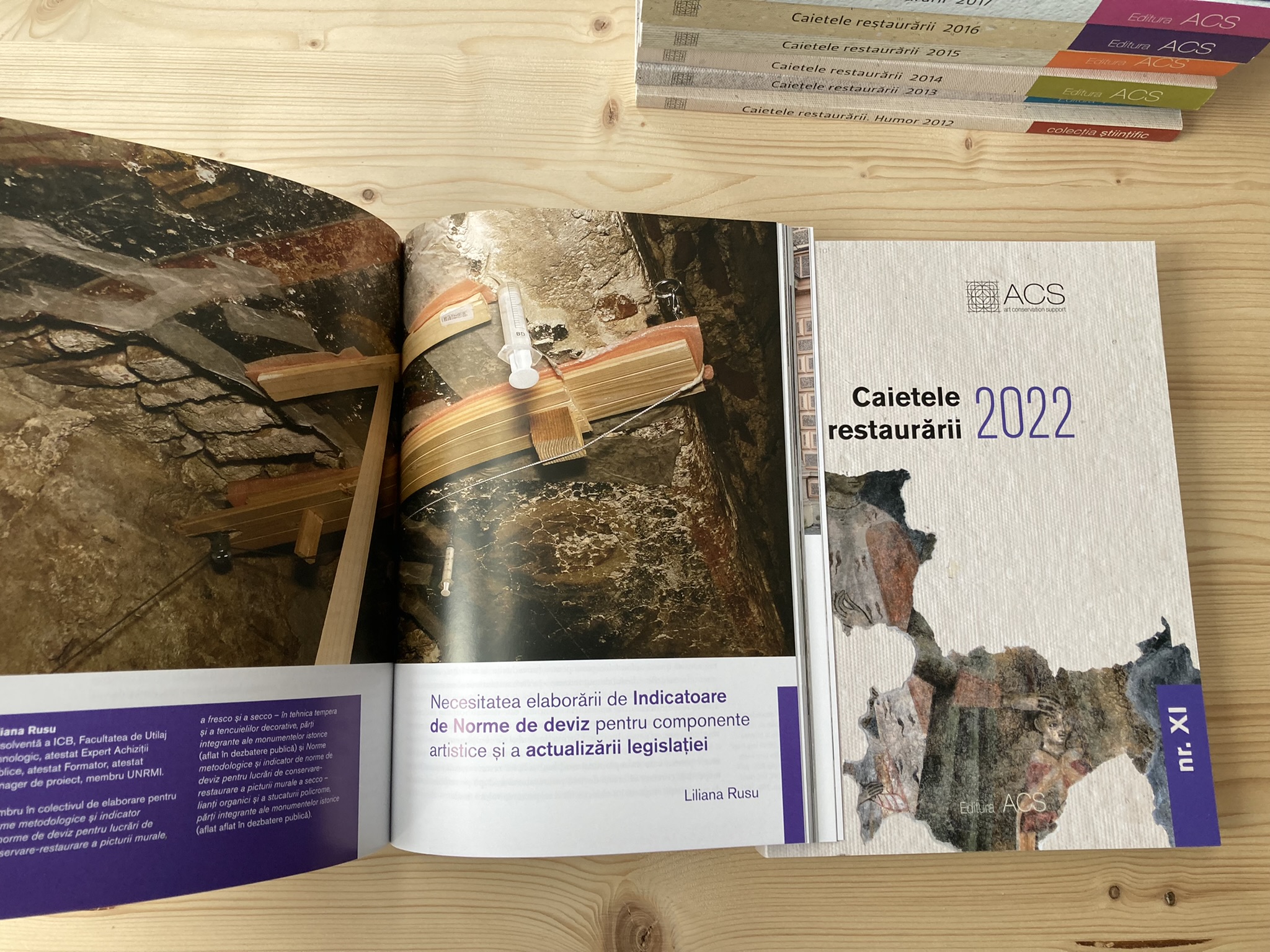 Caietele restaurării 2022 – Asociația Art Conservation Support (ACS)
