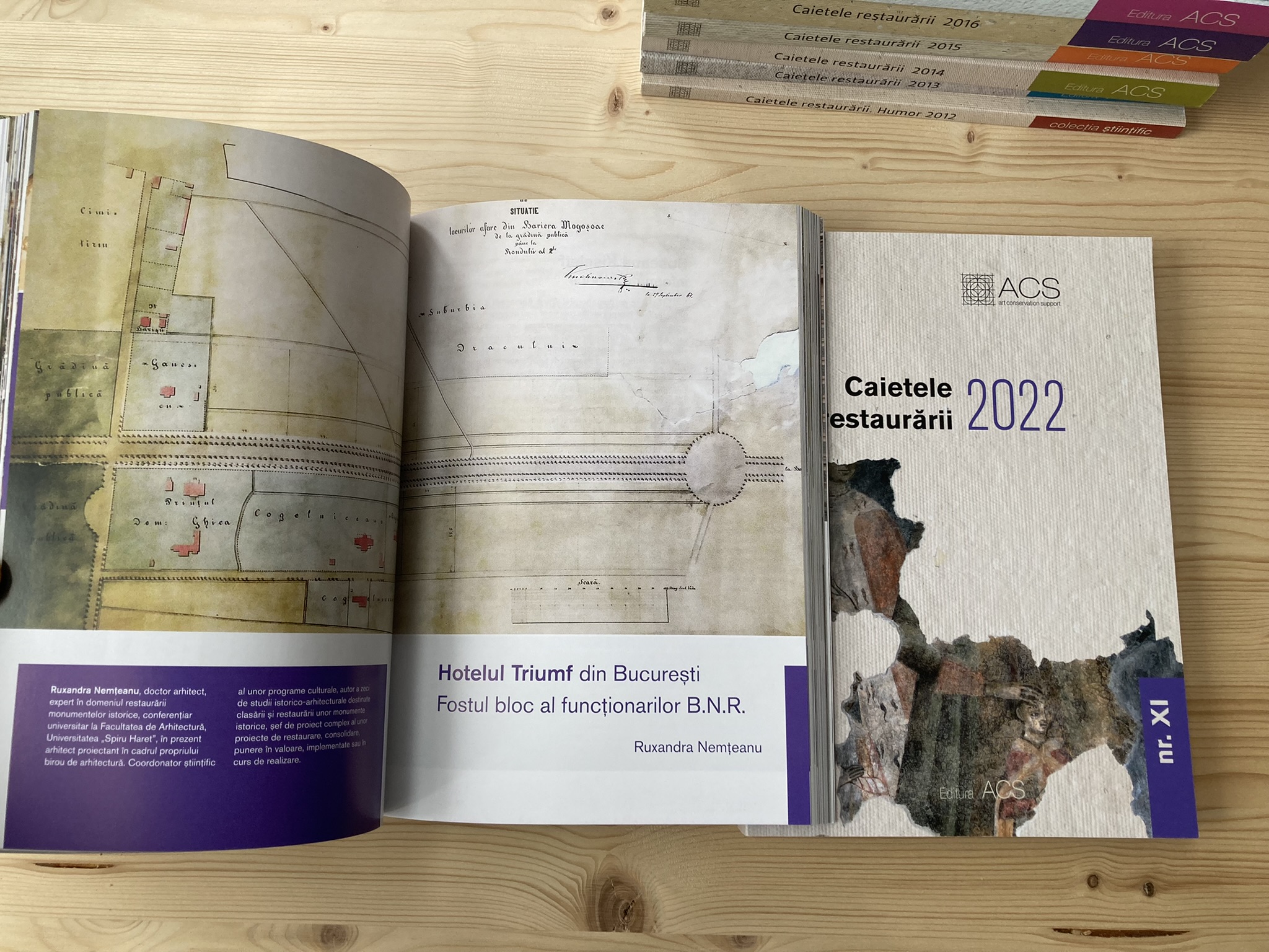 Caietele restaurării 2022 – Asociația Art Conservation Support (ACS)