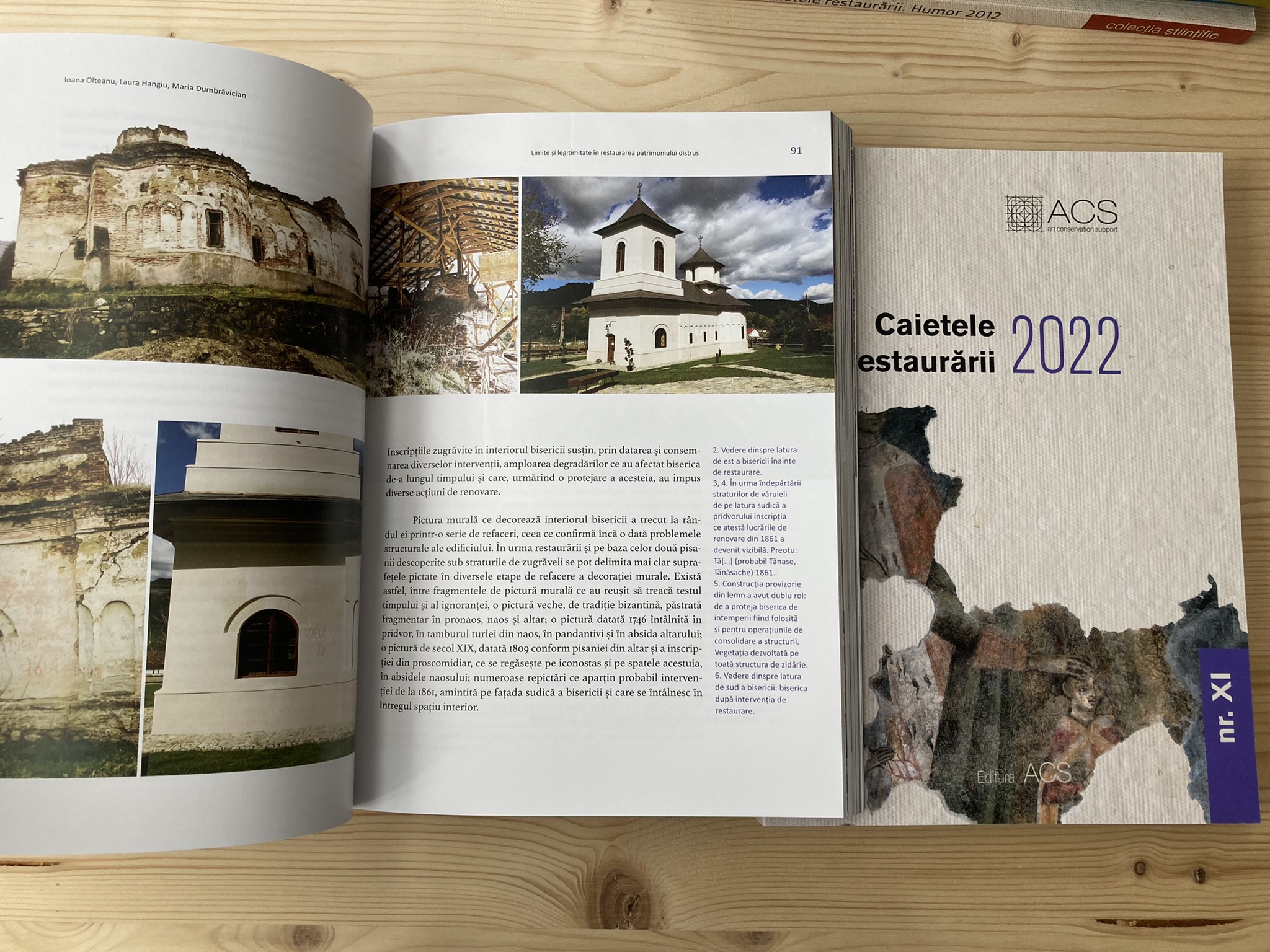 Caietele restaurării 2022 – Asociația Art Conservation Support (ACS)
