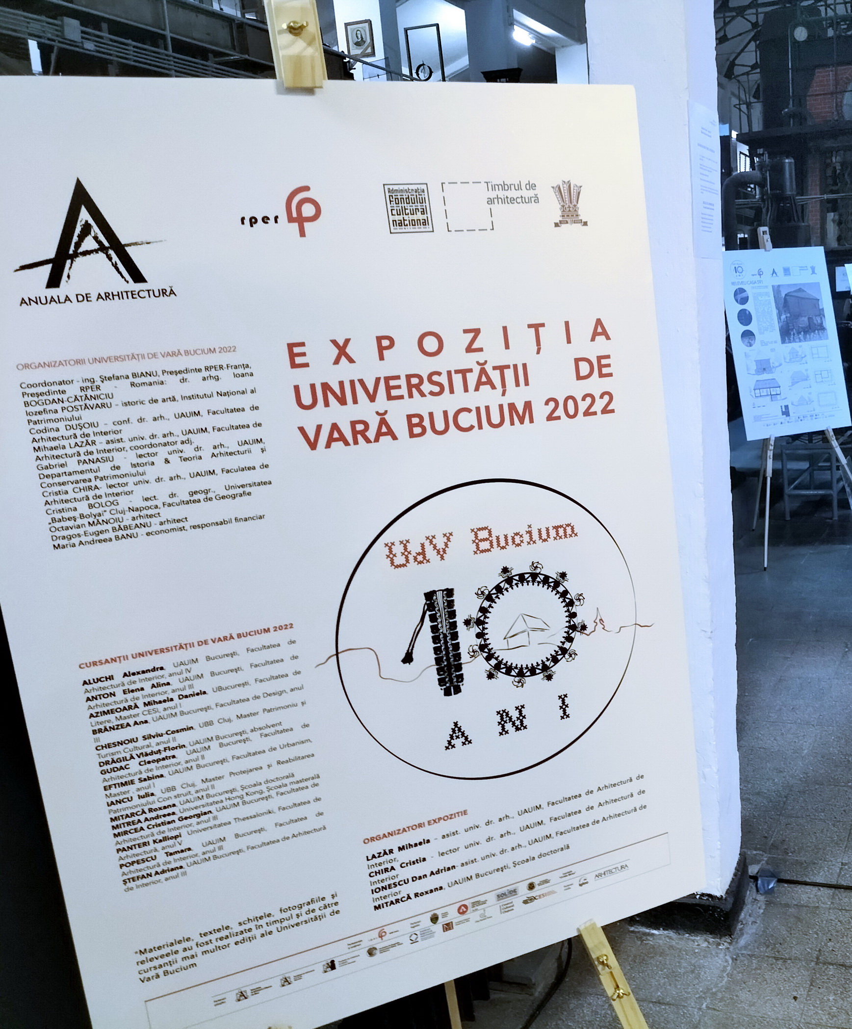 Universitatea de Vară Bucium 2022 – Salvgardarea Patrimoniului Rural prin Educație – Filiala Teritorială Alba a OAR și Asociația Rencontres du Patrimoine Europe-Roumanie (RPER)