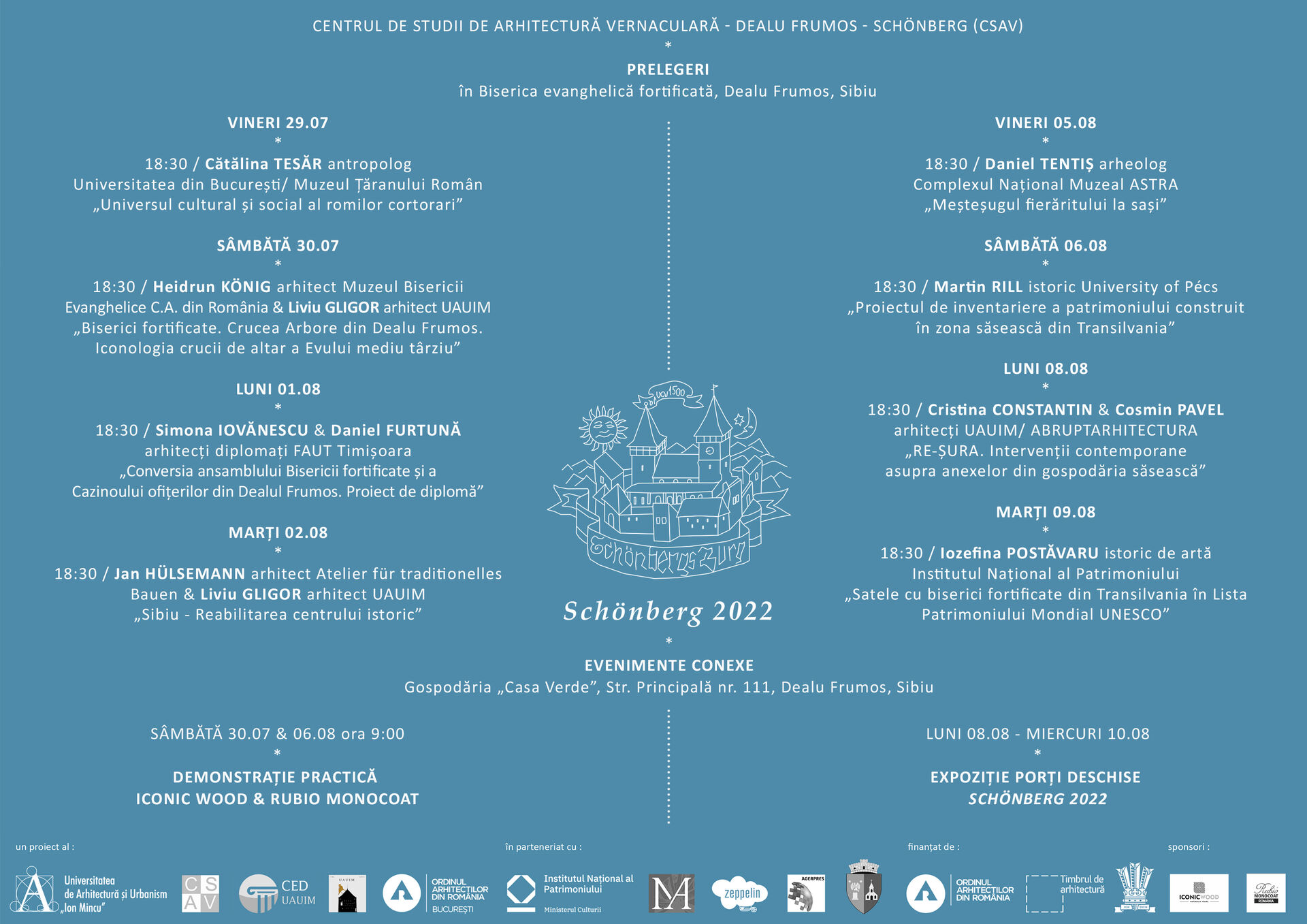 IMUAU Summer School. Schönberg 2022 – Filiala Teritorială București a OAR și Universitatea de Arhitectură și Urbanism „Ion Mincu” (UAUIM)