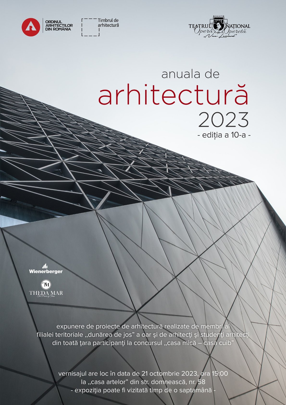 Anuala de Arhitectură Dunărea de Jos 2023 – Filiala Teritorială Dunărea de Jos a OAR