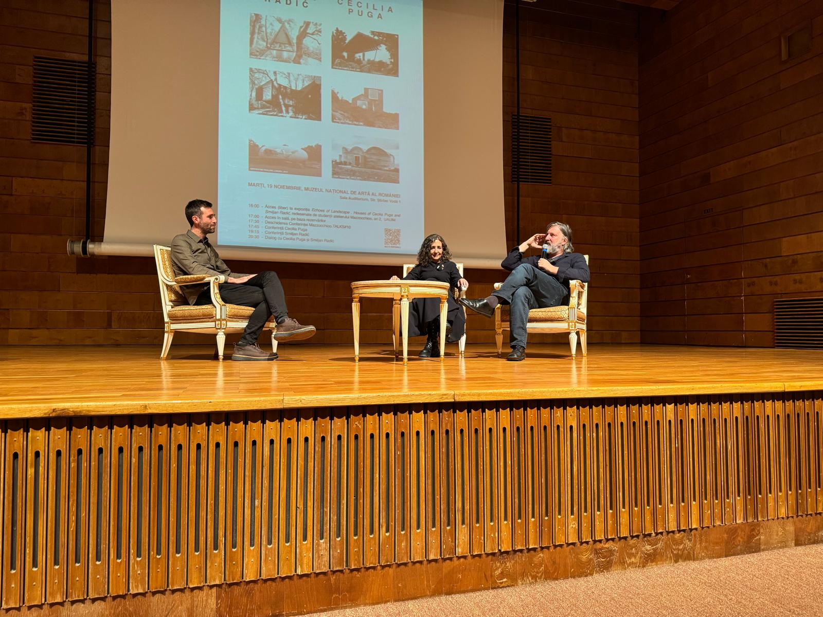 MazzocchiooTalks#10. Conferință Smiljan Radić și Cecilia Puga la București – Filiala Teritorială București a OAR și SC POSTER SRL