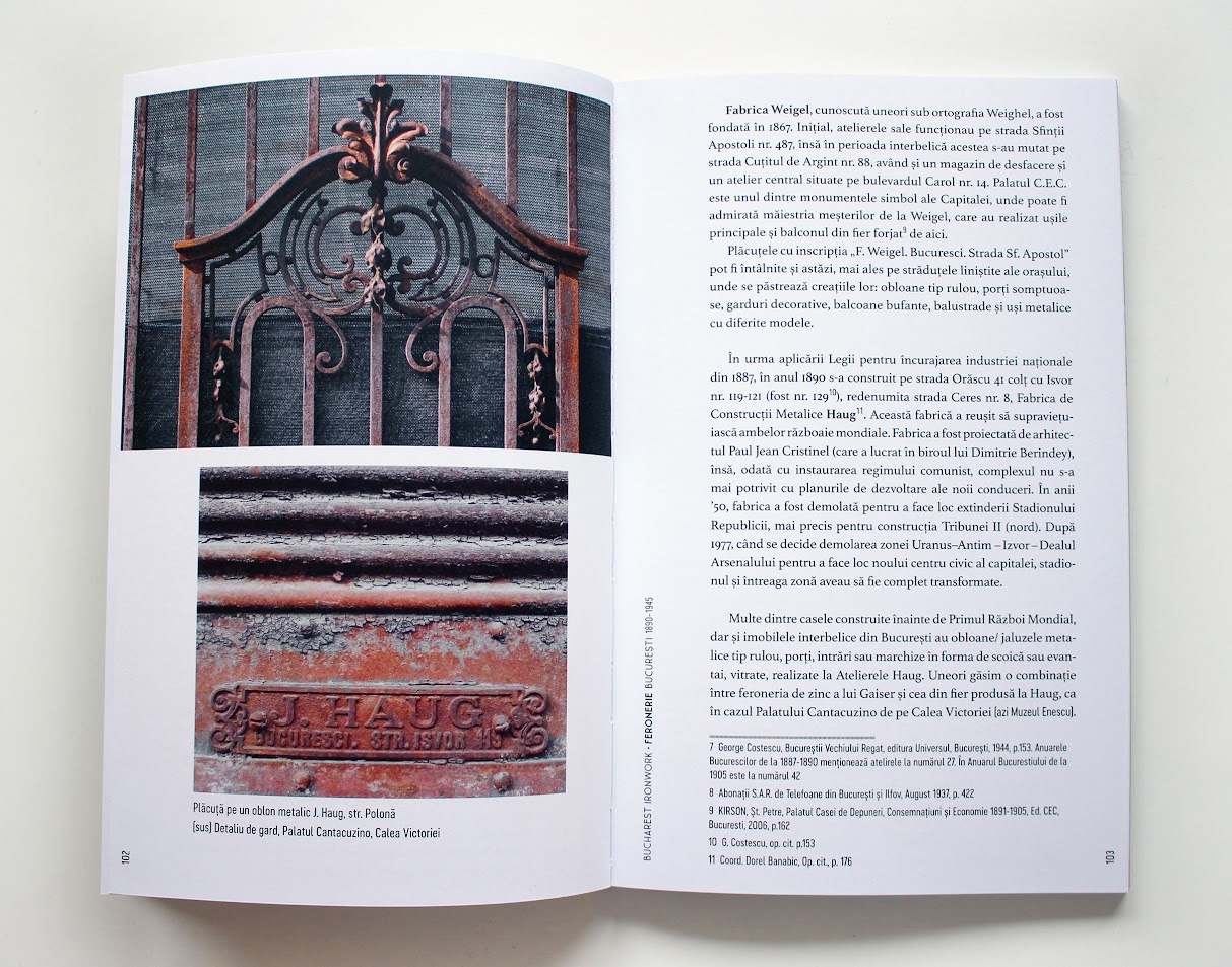 Feronieria în arhitectura interbelică din București – Filiala Teritorială București a OAR